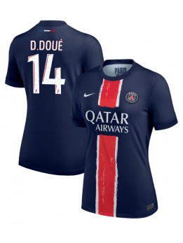 Paris Saint-Germain Desire Doue #14 Replika Hemmakläder Dam 2024-25 Kortärmad